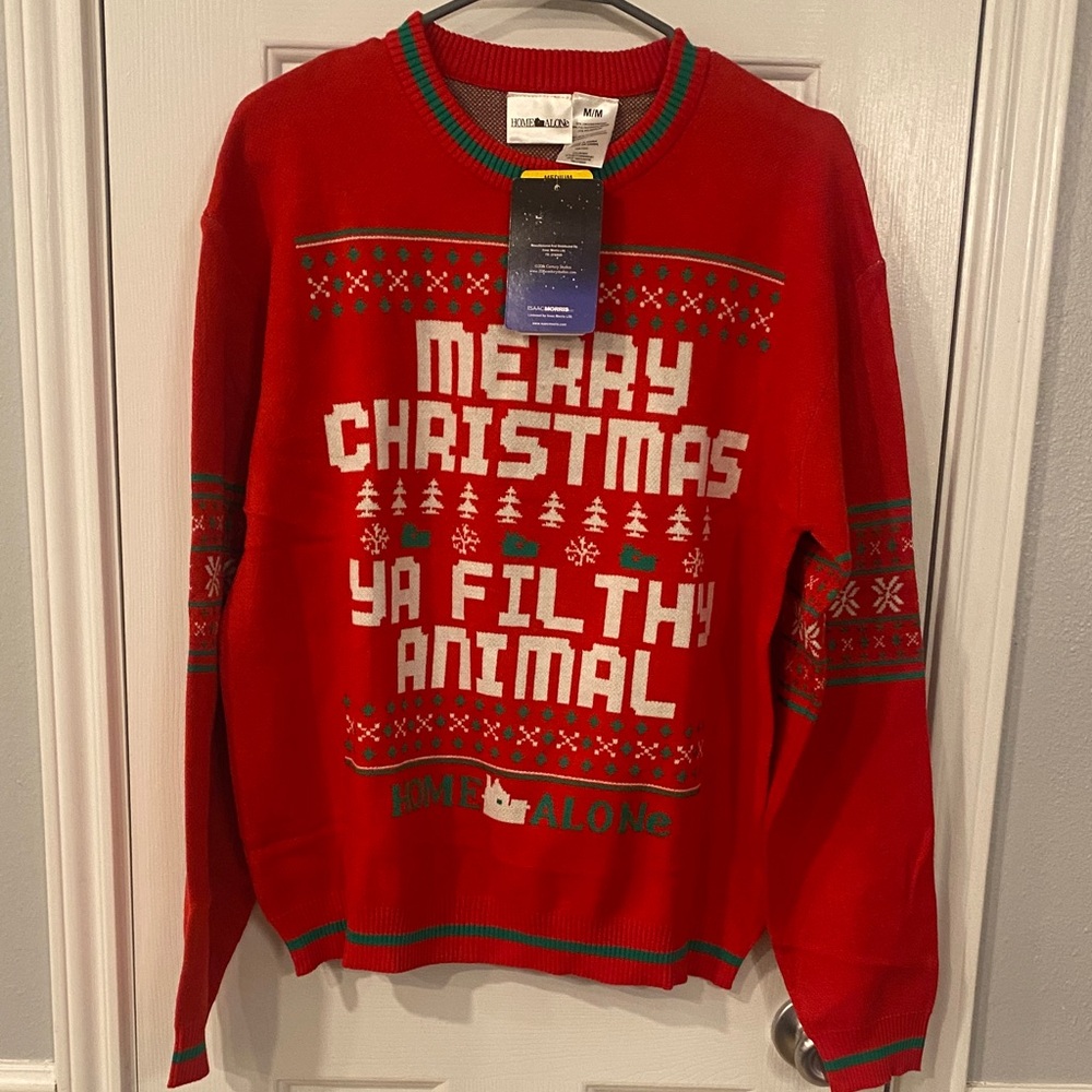Christmas Adult Sweater -Home Alone' Theme